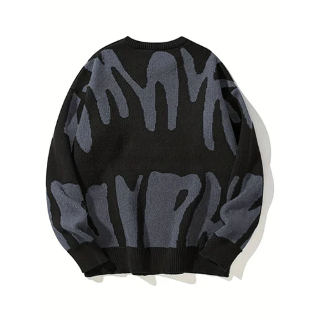 Jochem | Hooded Sweater with Textured Knit Design