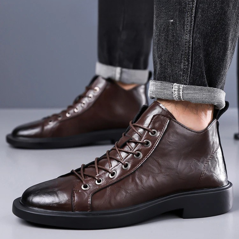 Ailton | Lace Up Ankle Boots Round Toe