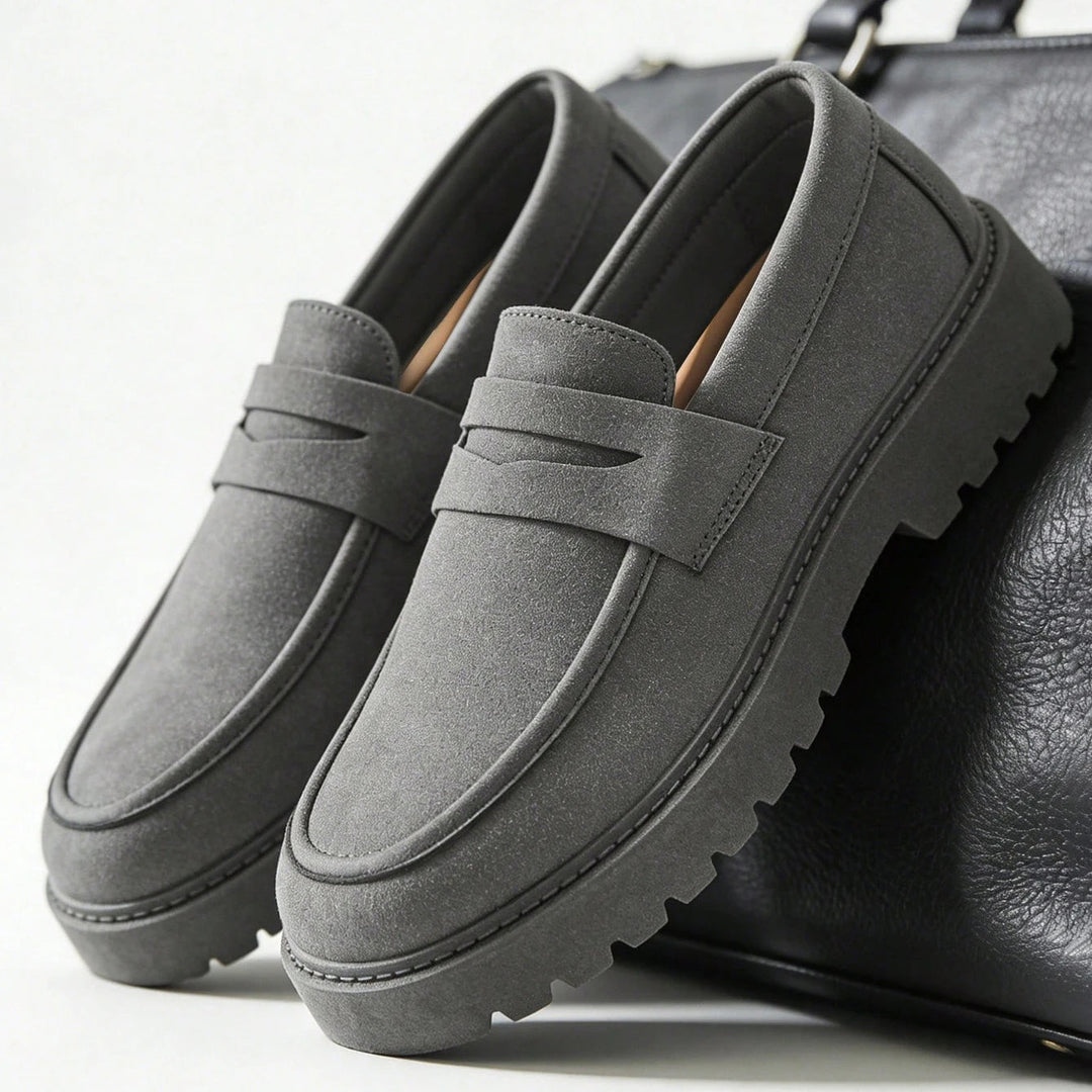 Narinder | Slip-On Penny Loafers with Chunky Soles