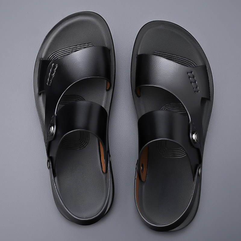 Bryon | Double Strap Mens Slide Sandals