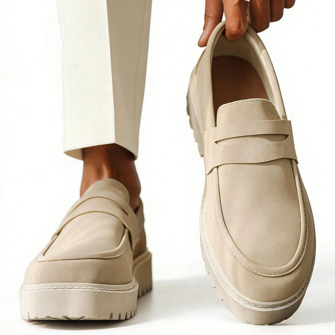Narinder | Slip-On Penny Loafers with Chunky Soles