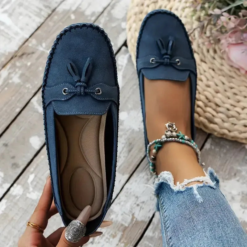 Patamon | Slip-On Tassel Round Toe Loafers