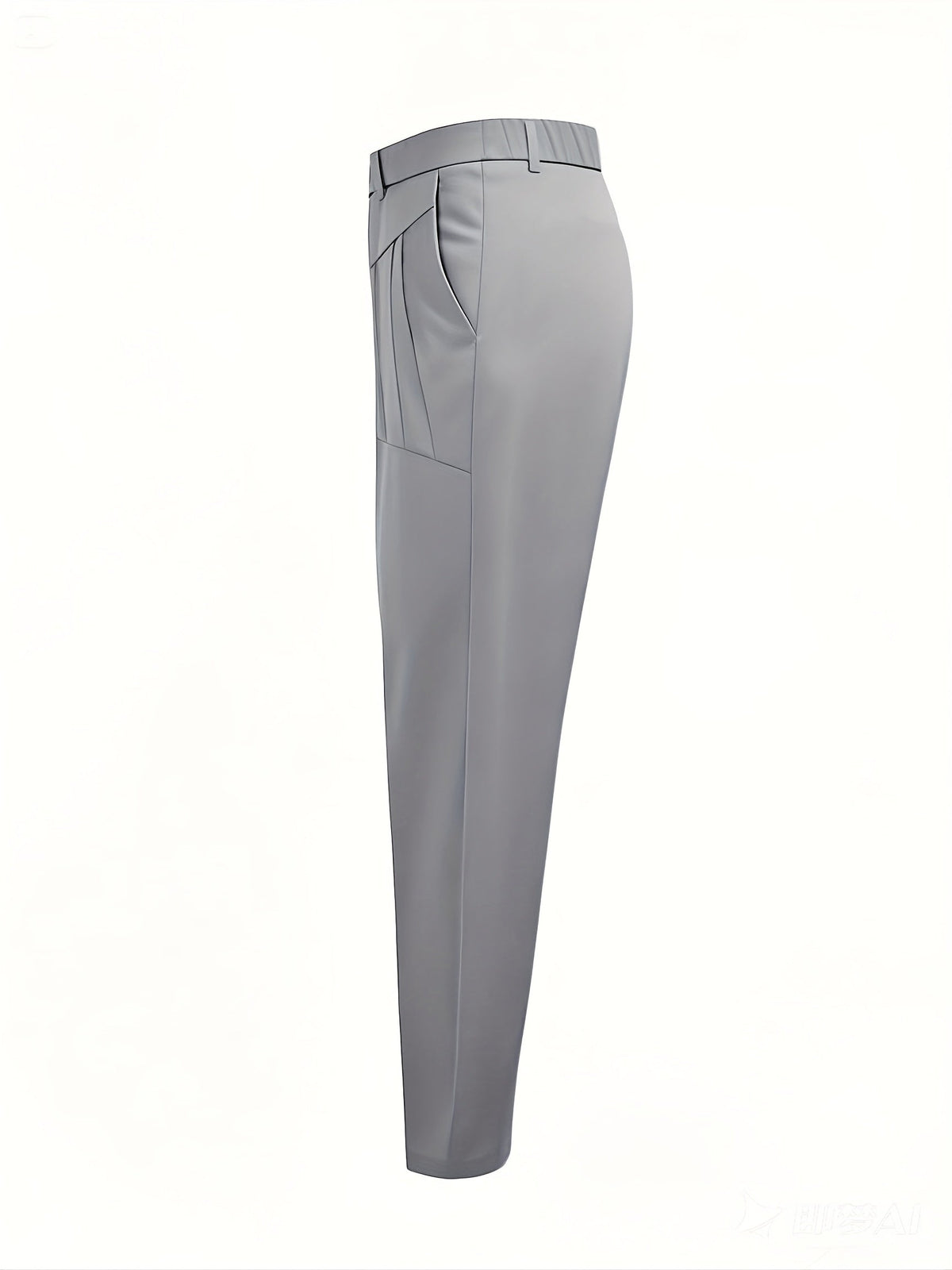 Lucier | Slim Fit Pleated Trousers with Pockets