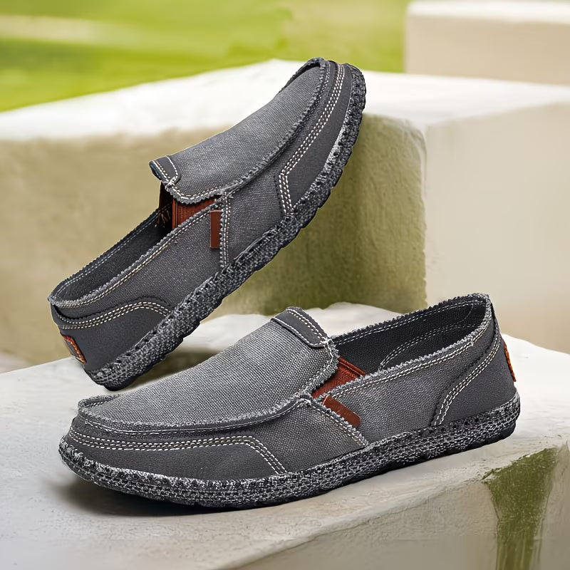 Vagner | Canvas Slip-On Casual Loafers