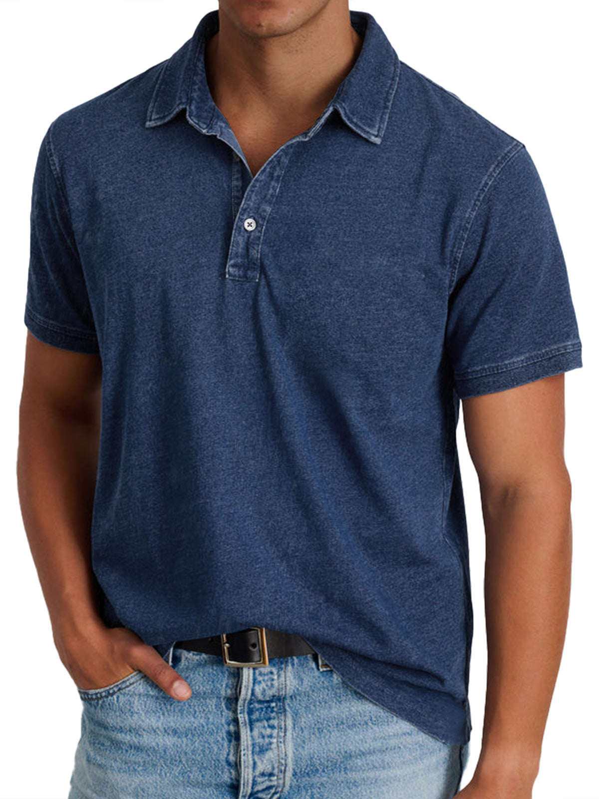 Isidro | Polo Shirt Short Sleeve Washed Collar