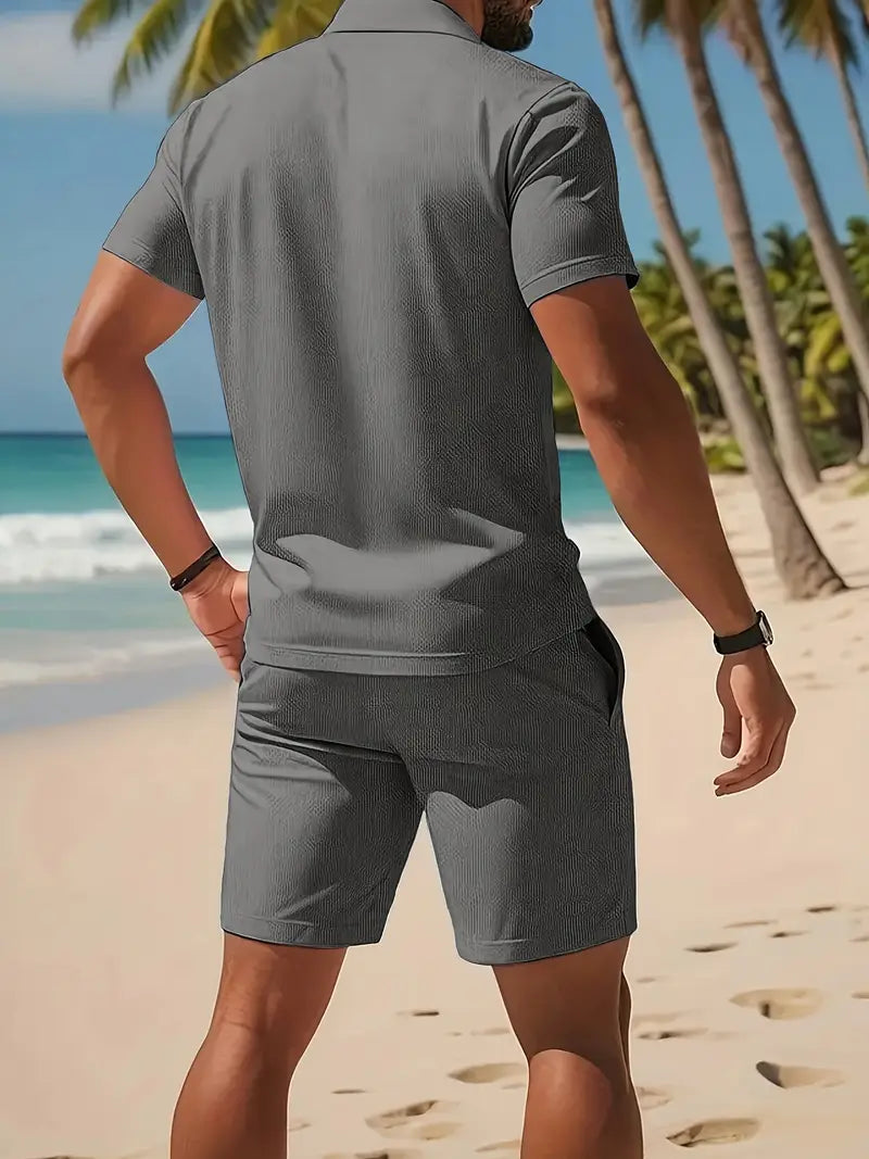 Kelvin | Polo Shirt and Shorts Set