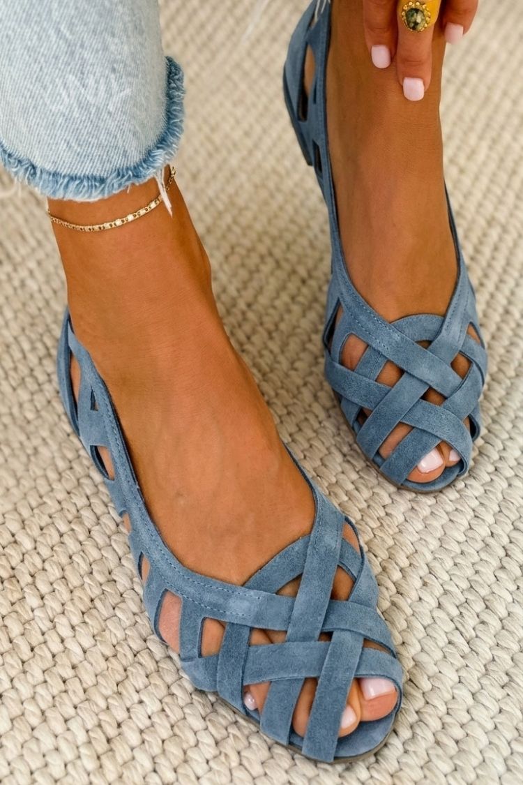 Darsy | Sandals With Cross Straps Open Toe