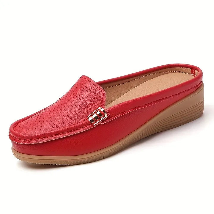 Morgani | Mule Loafers with Wedge Sole