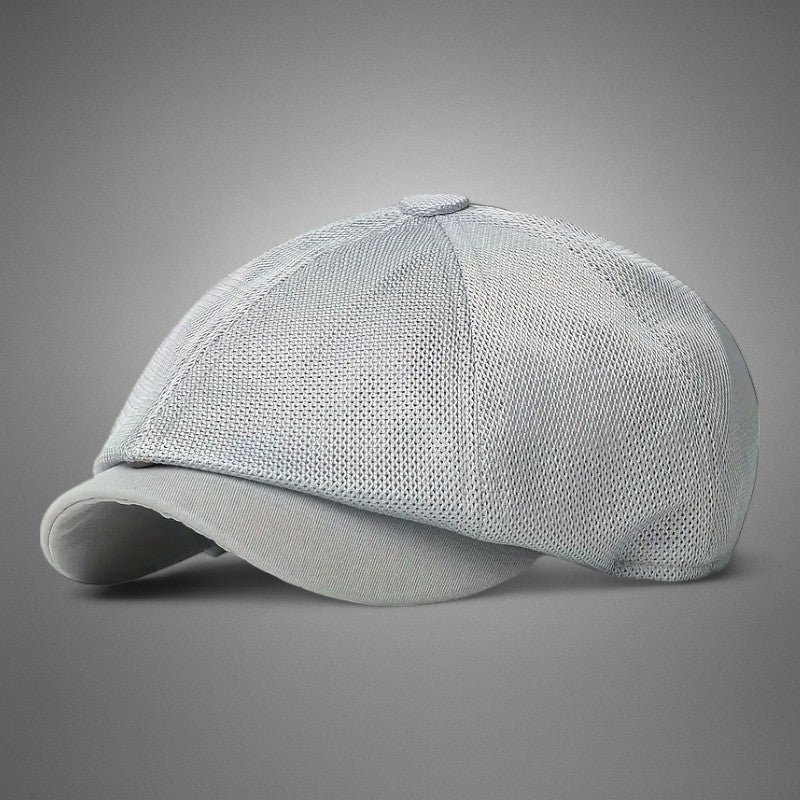 Zophiel | Light Grey Mesh Flat Cap
