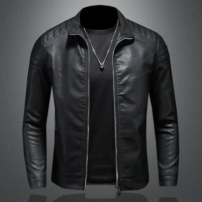 Dwardu | Zip Front Biker Jacket