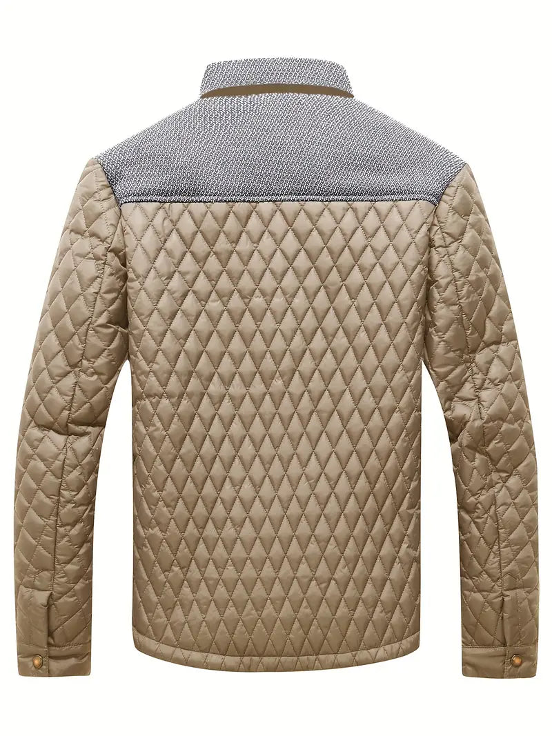 Proctor | Quilted Long Sleeve Stand Collar Jacket