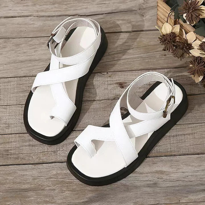 Afrozeh | Strappy Platform Gladiator Sandals