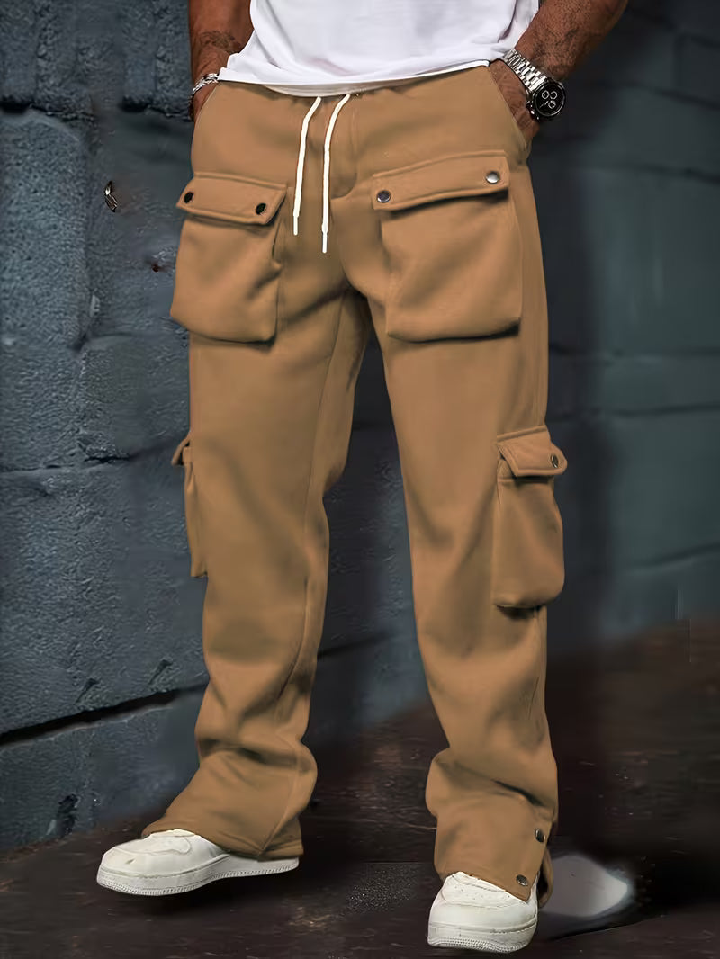Deyan | Cargo Trousers with Utility Pocket Details