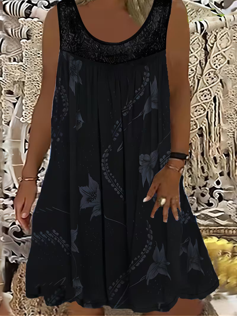 Samudri | Floral Lace Mini Dress