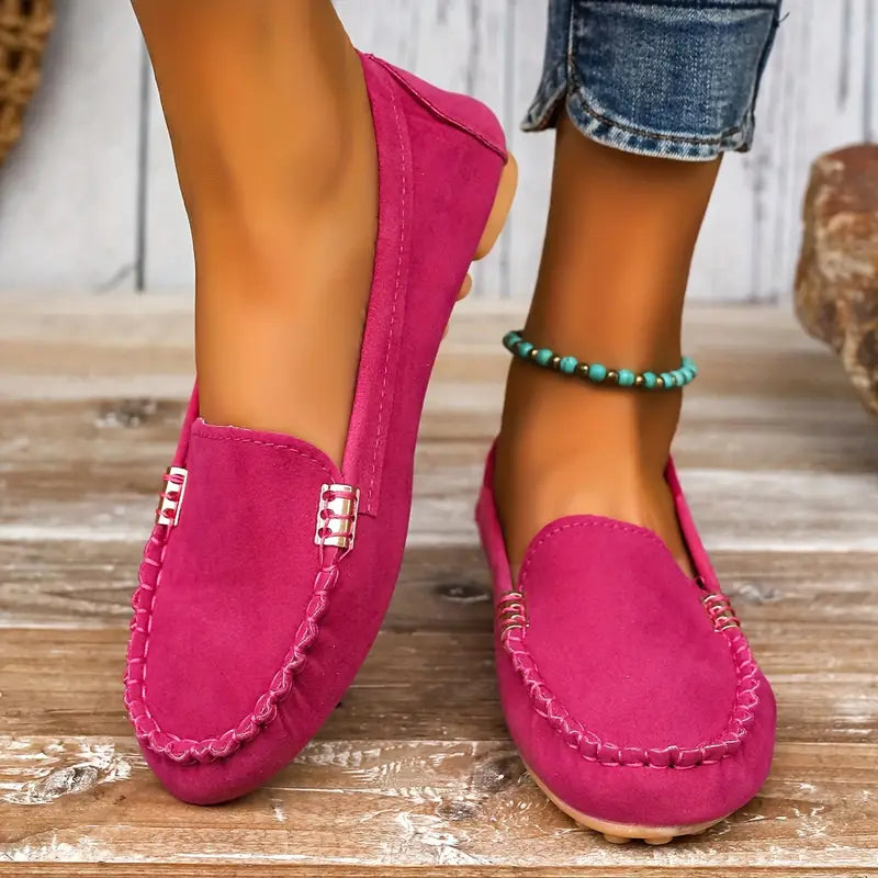 Mitsuko | Slip-On Round Toe Loafers