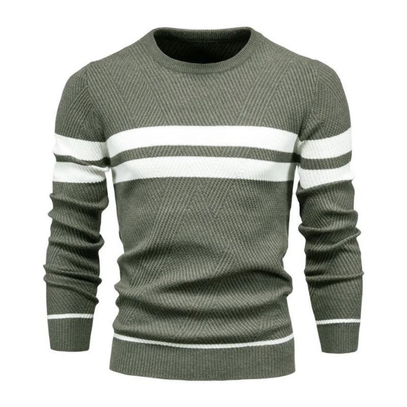 Arminas | Sweater with Long Sleeves and Striped Pattern