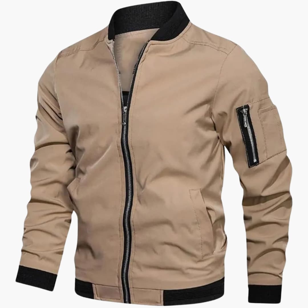 Gumaro | Bomber Jacket With Zip Closure