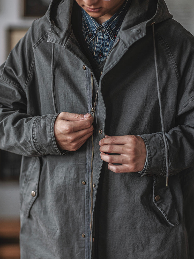 Engelbert | Hooded Longline Fishtail Parka Jacket