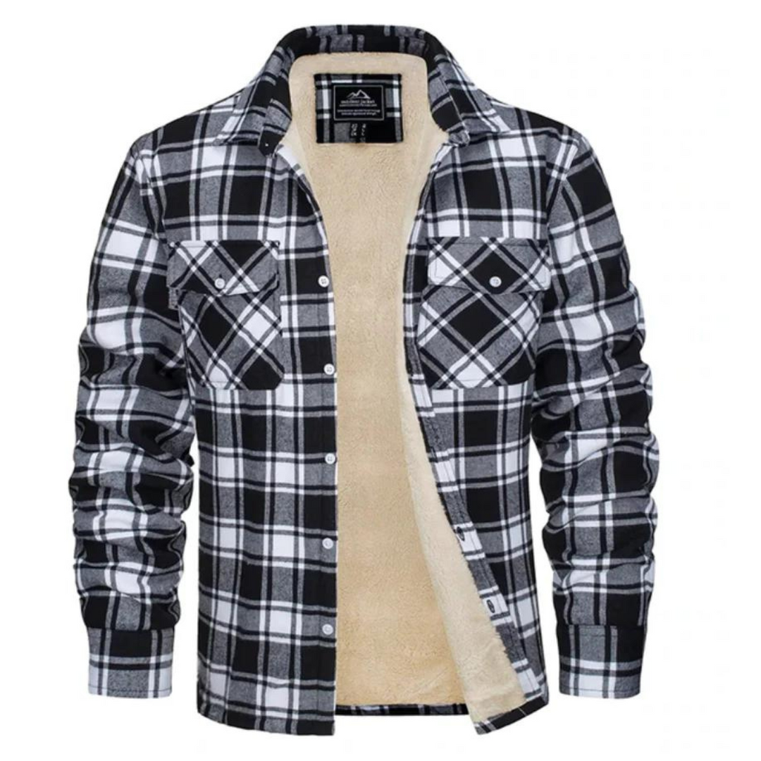 Willy | Shirt Jacket with Plaid Pattern and Lining