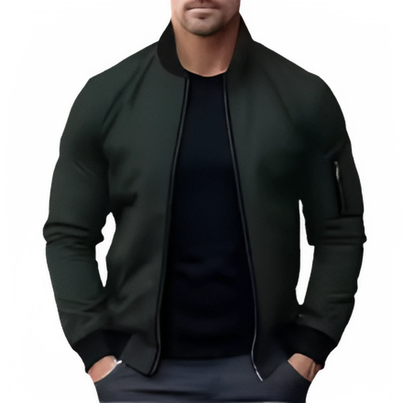 Gili | Bomber Jacket with Zip and Sleeve Pocket