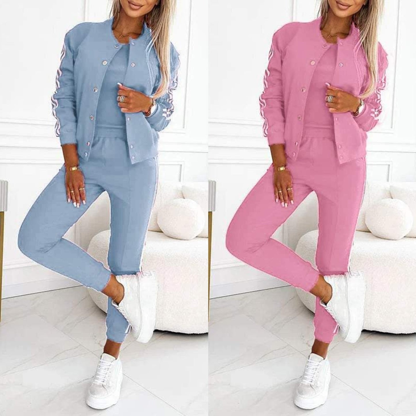 Kendra | Three Piece Jacket and Jogger Set