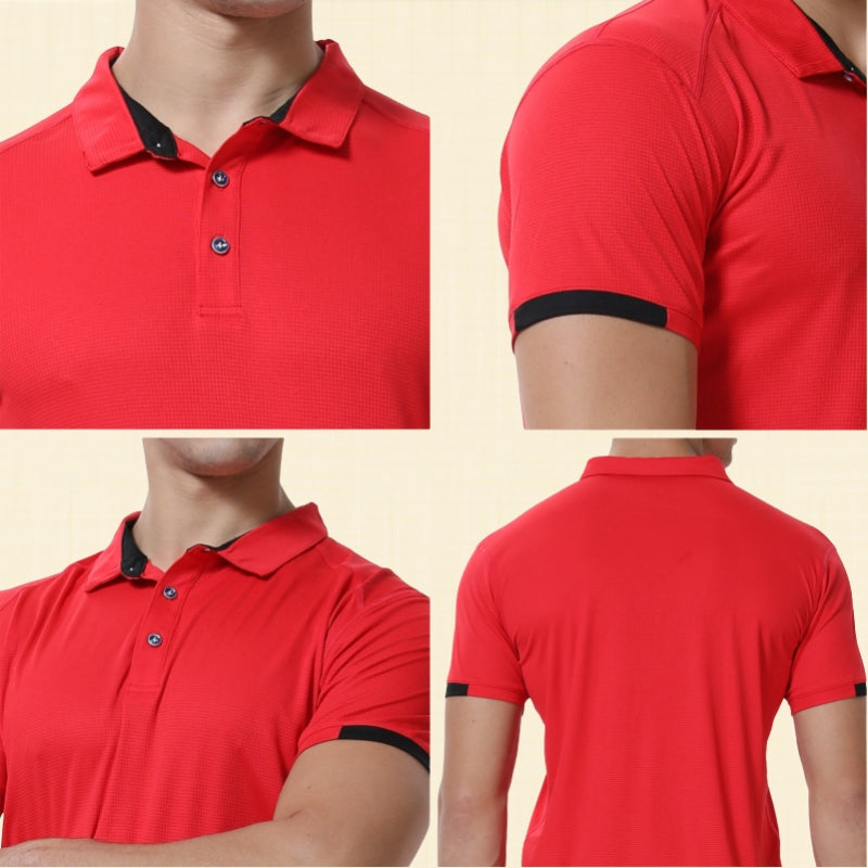 Balaguer | Short Sleeve Contrast Trim Polo Shirt