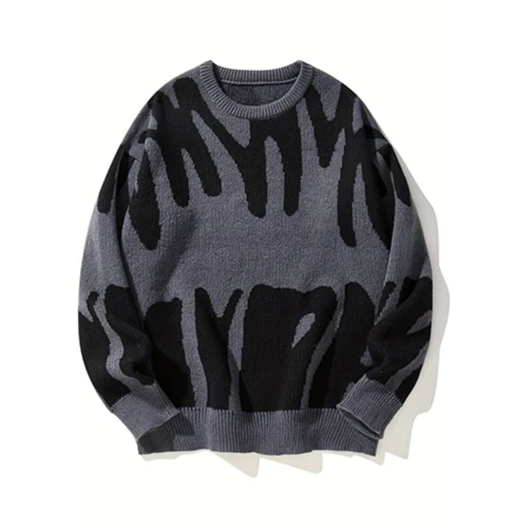 Jochem | Hooded Sweater with Textured Knit Design
