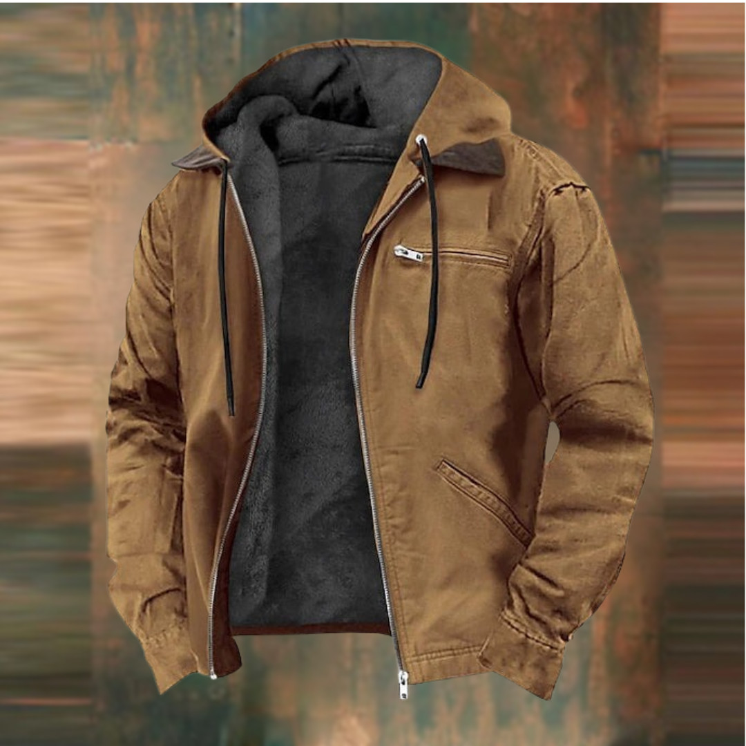 Alastair | Hooded Jacket with Zippered Chest Pocket