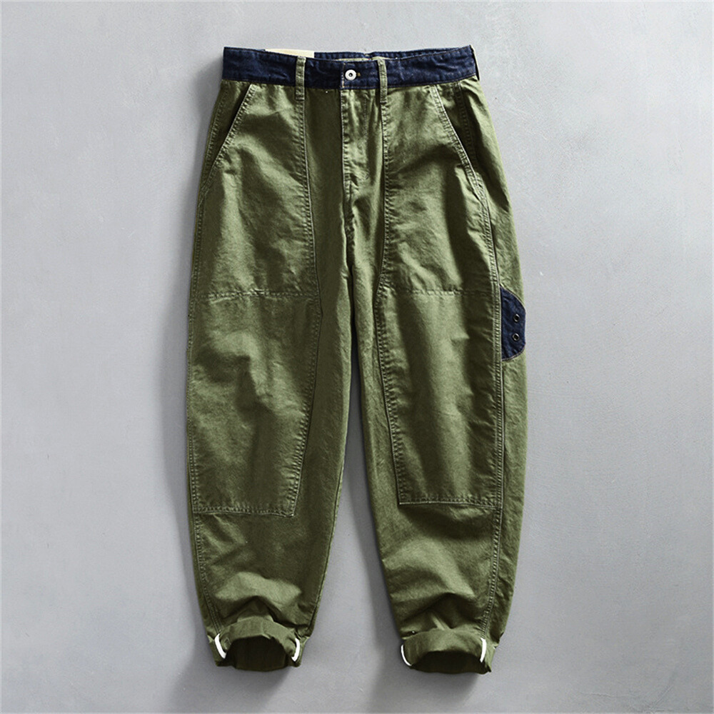 Lgnacio | Cargo Trousers with Pockets and Tapered Legs