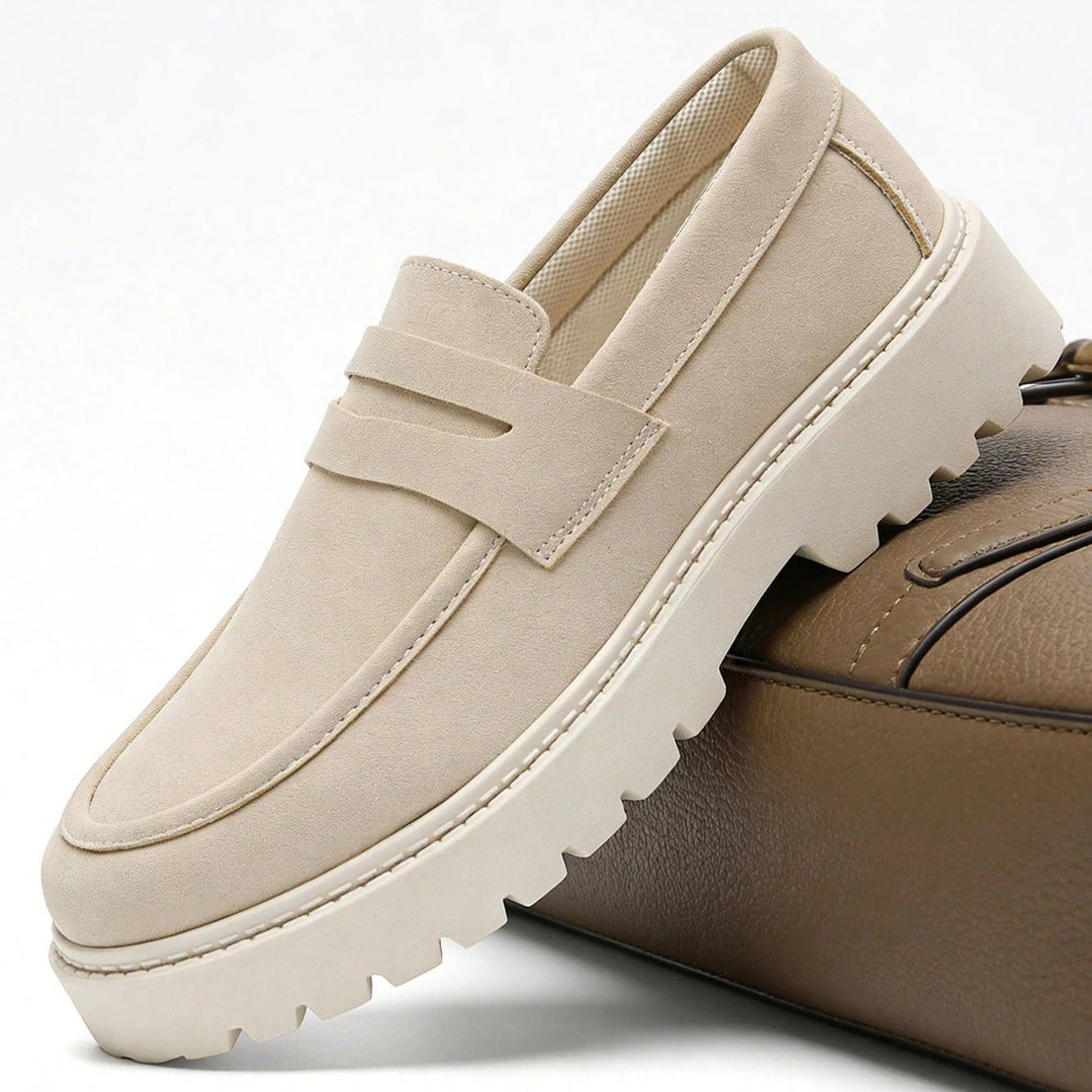 Narinder | Slip-On Penny Loafers with Chunky Soles