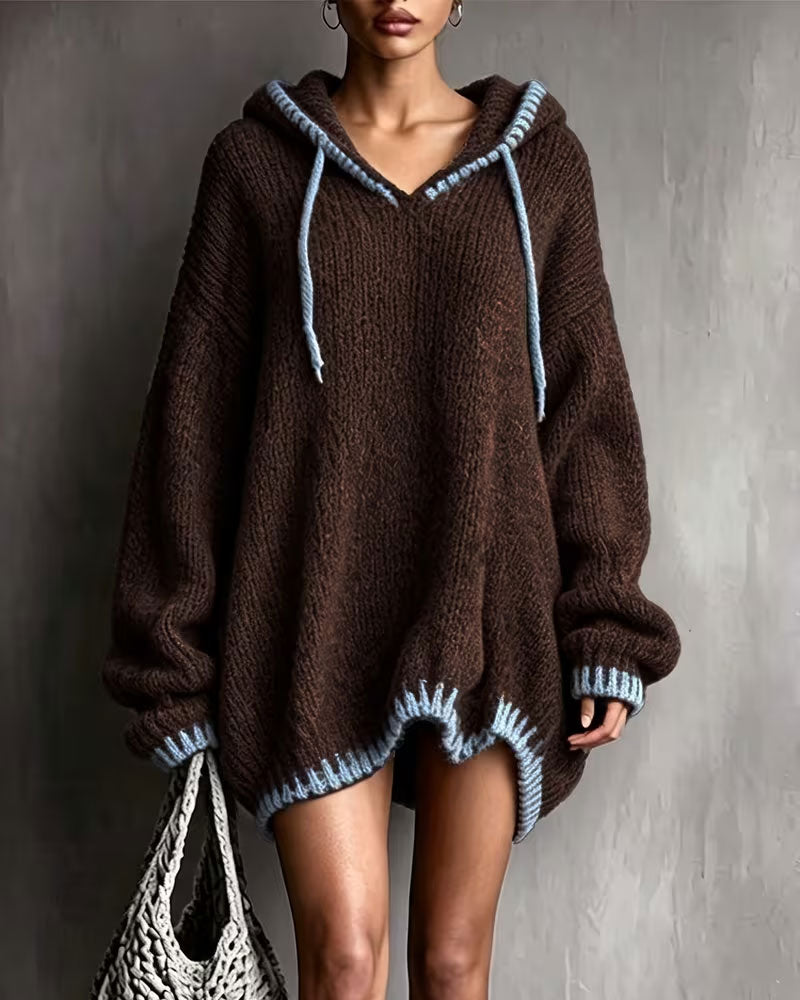 Engels | Hooded Sweater with Textured Knit