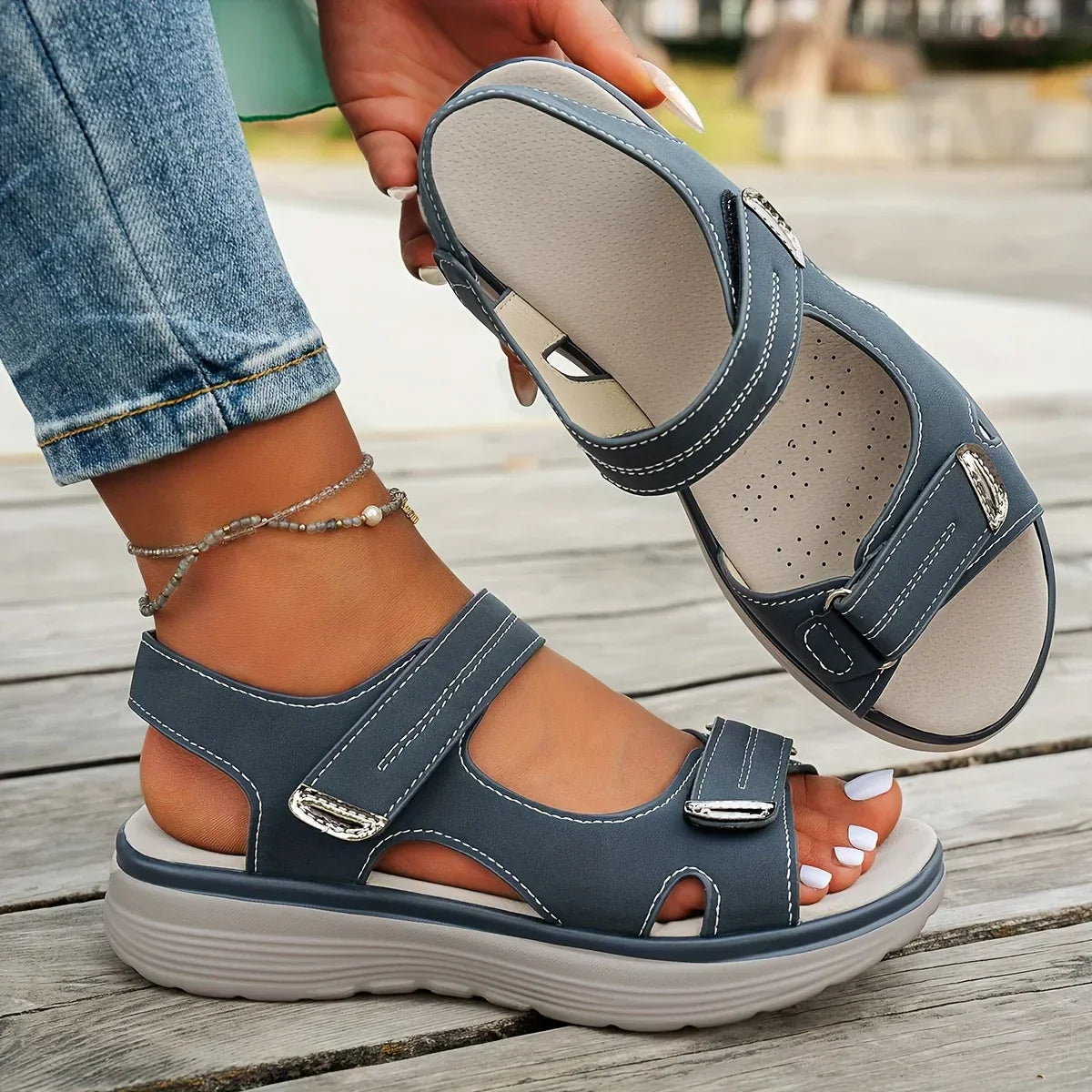 Shanyel | Double Strap Comfort Sandals