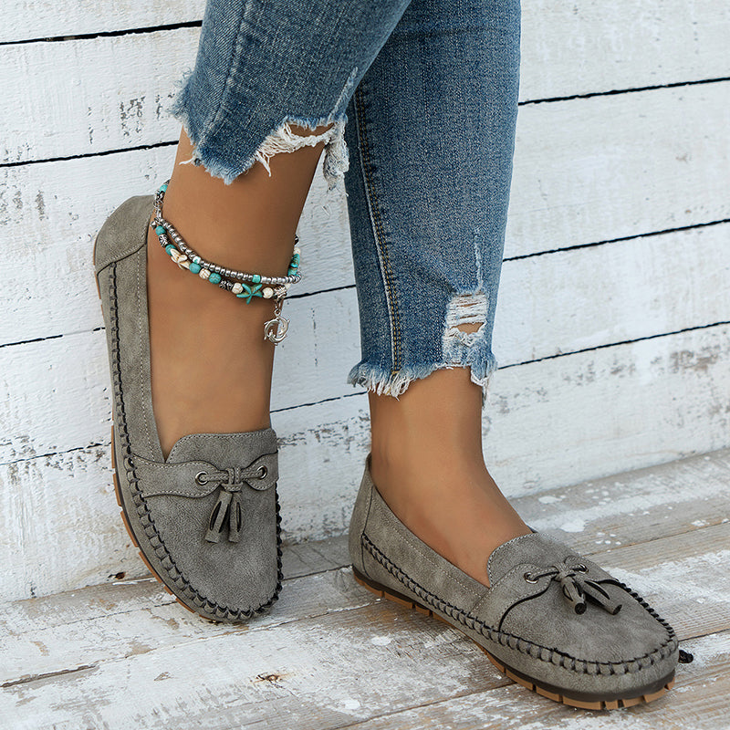 Tânia | Tassel Slip-On Loafers Shoes