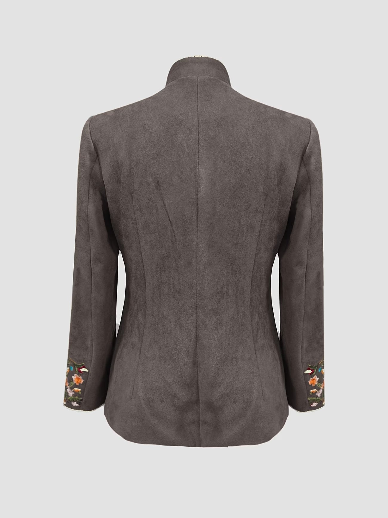 Anisaa | Embroidered Long Sleeve Stand Collar Jacket