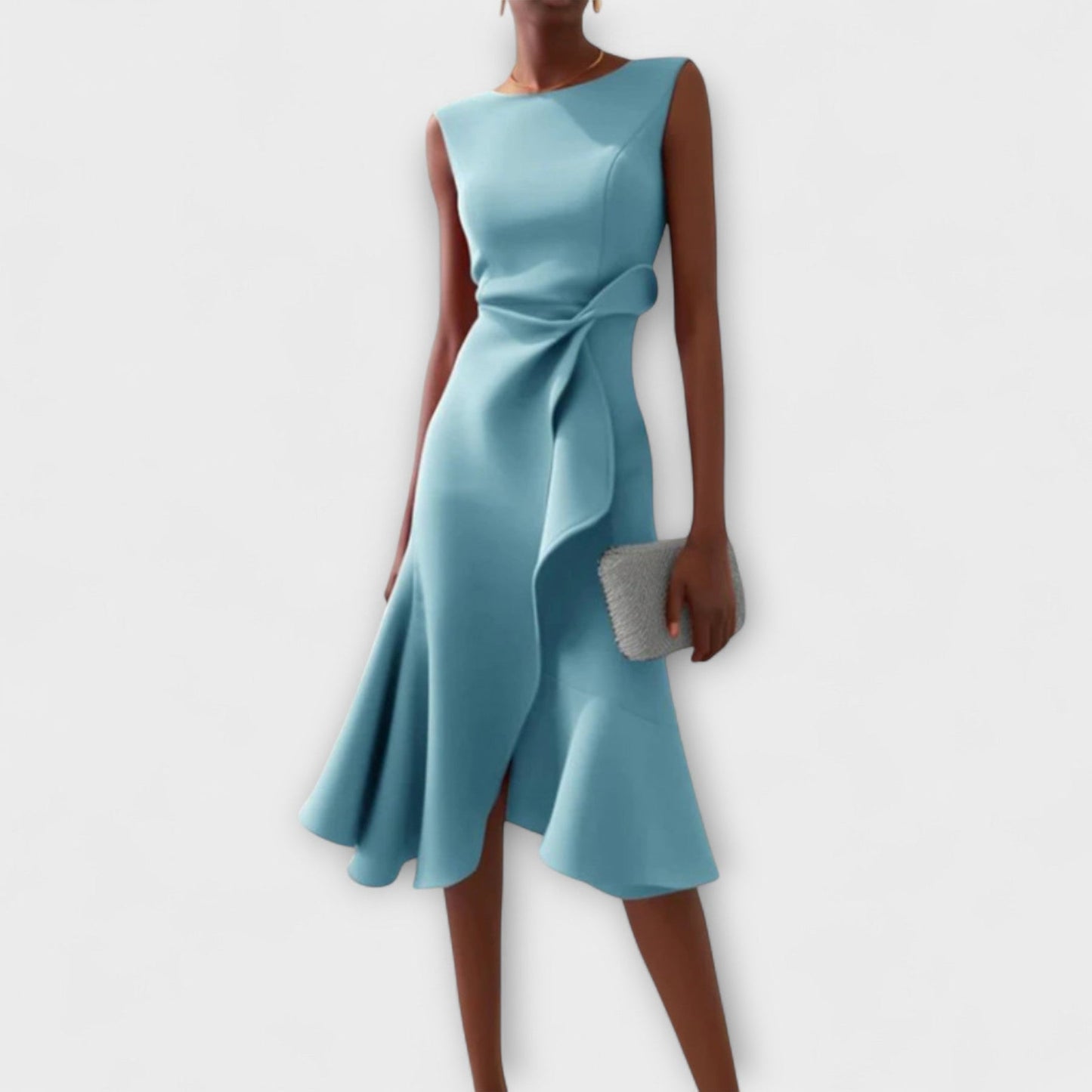 Jolene | Wedding Guest Ruffle Midi Dress