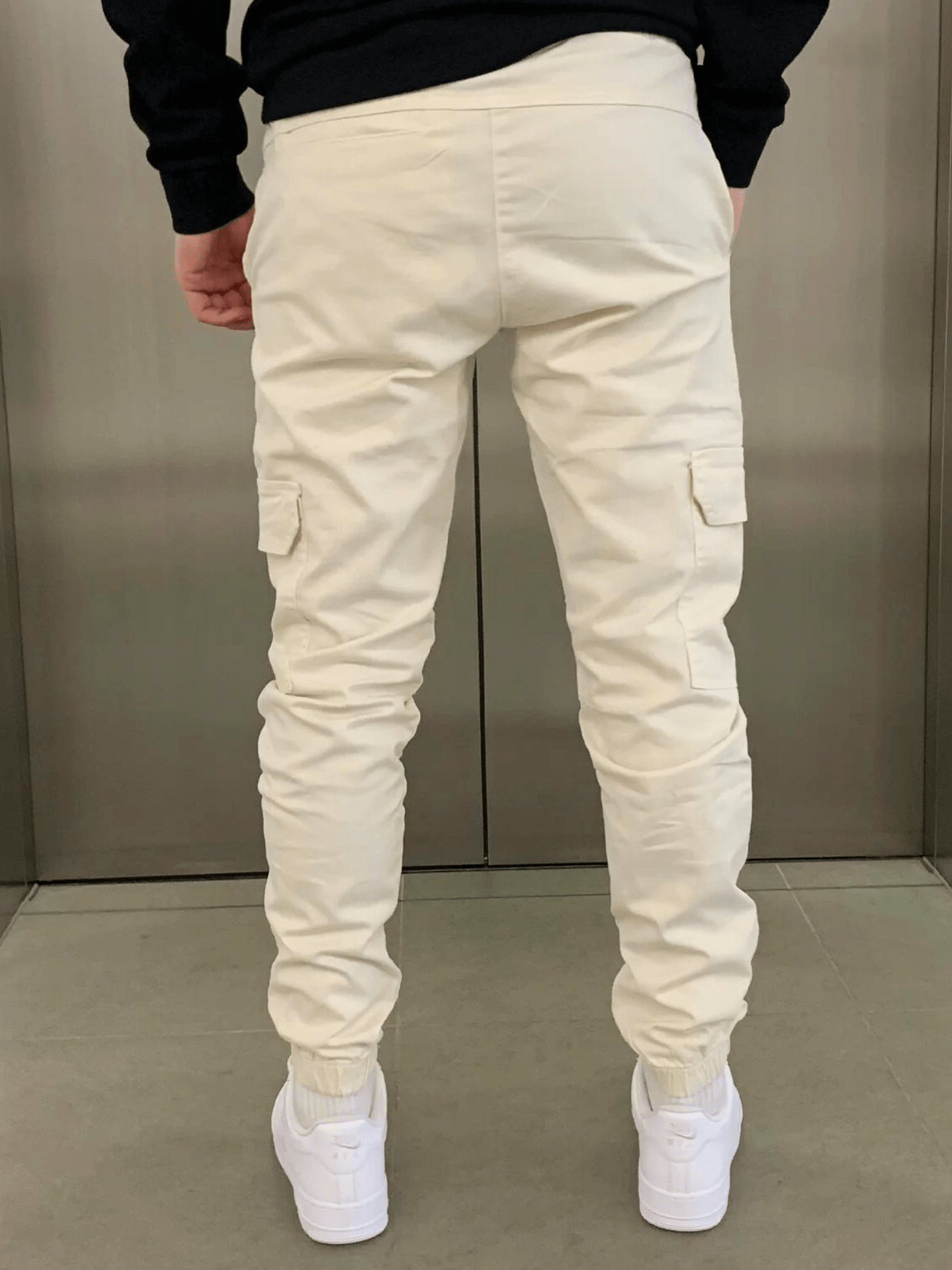 Marko - Cargo Jogger Trousers Elastic Waist Slim Fit