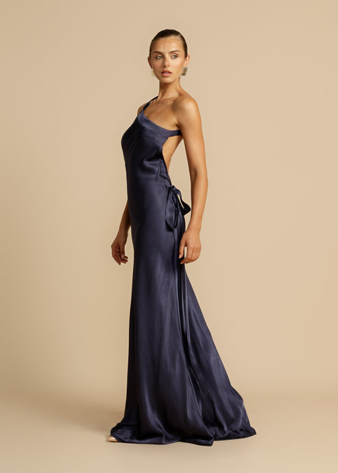 Sybille | One Shoulder Open Back Maxi Dress