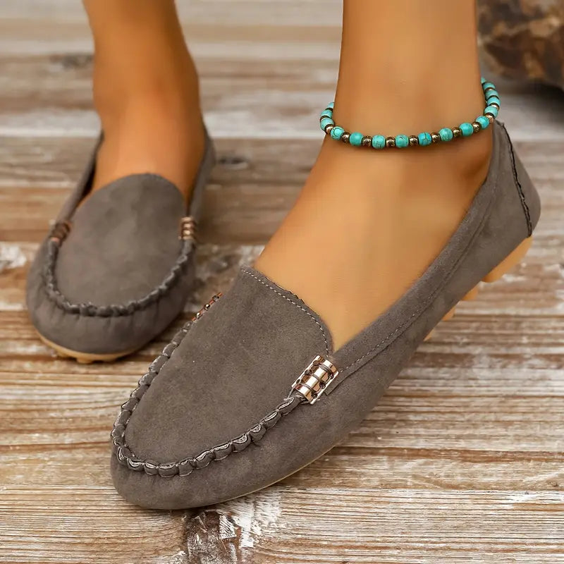 Mitsuko | Slip-On Round Toe Loafers