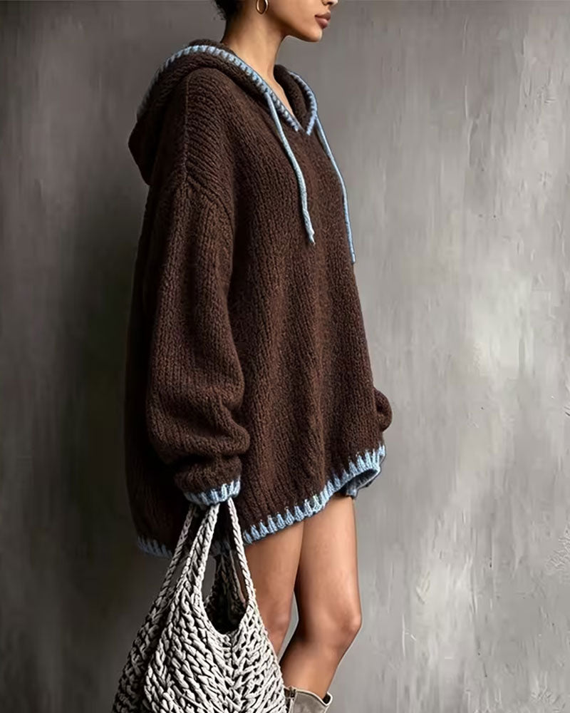 Engels | Hooded Sweater with Textured Knit