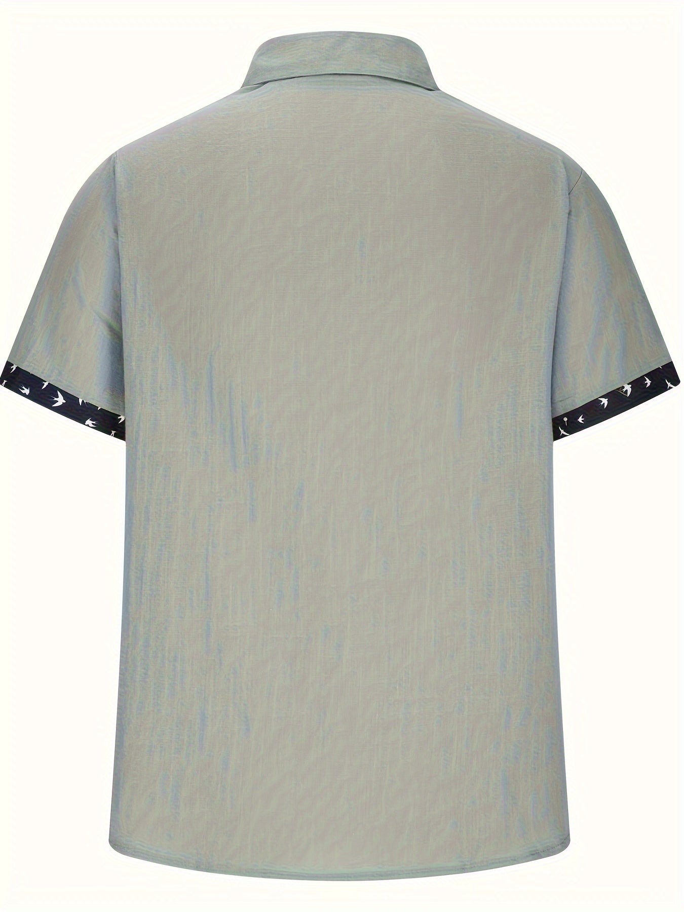 Julio - Short Sleeve Contrast Trim Button Shirt