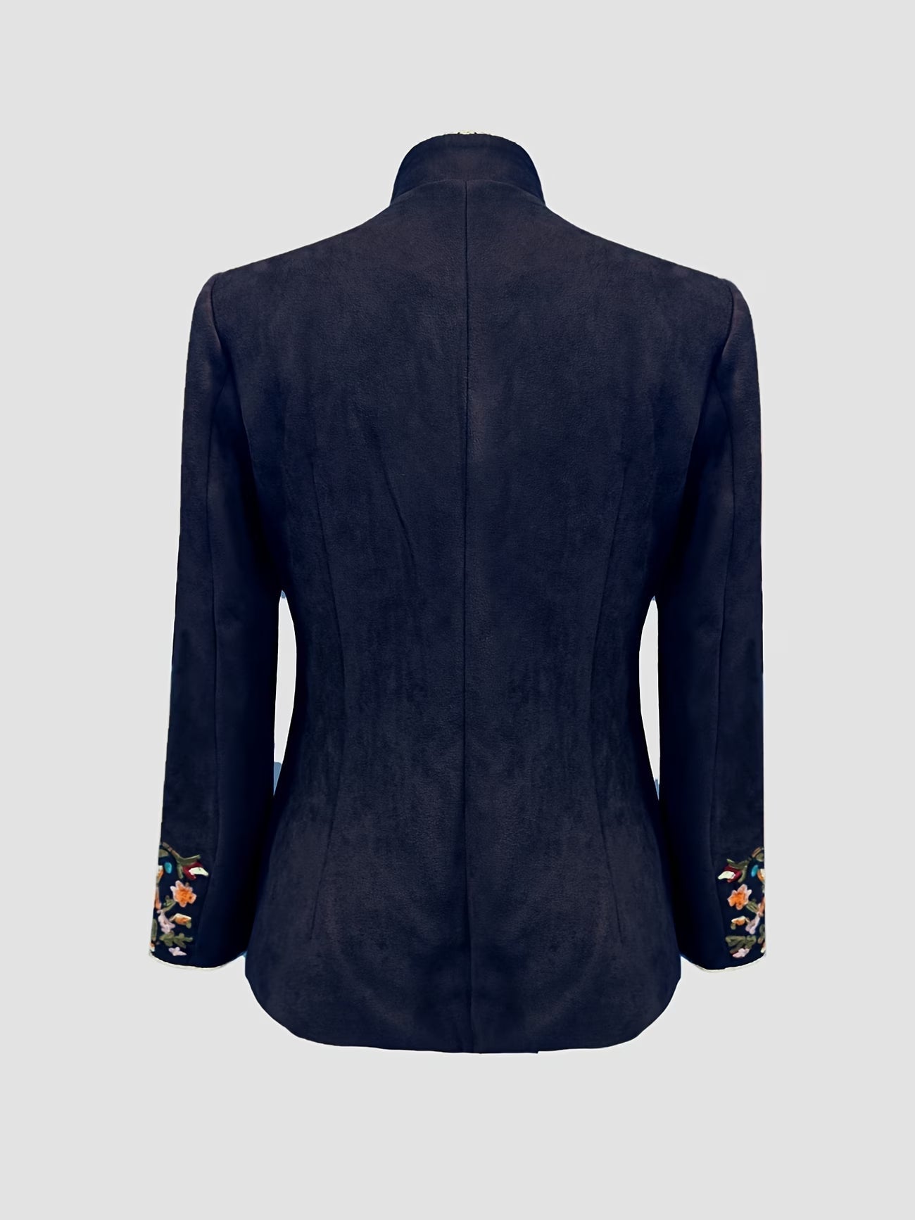 Anisaa | Embroidered Long Sleeve Stand Collar Jacket