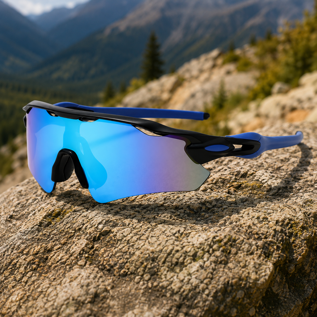 Cryzz | Shield Lens Wraparound Sports Sunglasses