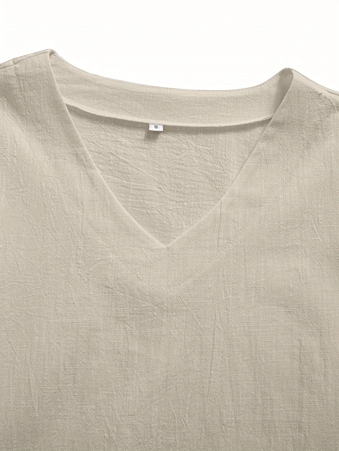 Mattea | V Neck Loose Short Sleeve Top