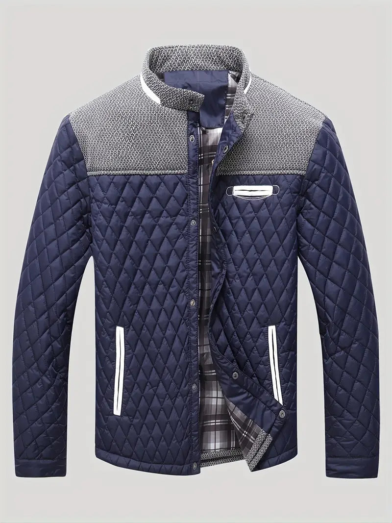 Proctor | Quilted Long Sleeve Stand Collar Jacket