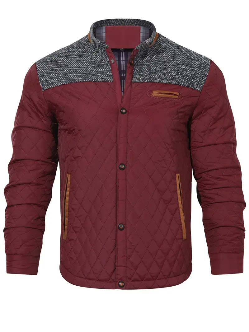 Proctor | Quilted Long Sleeve Stand Collar Jacket