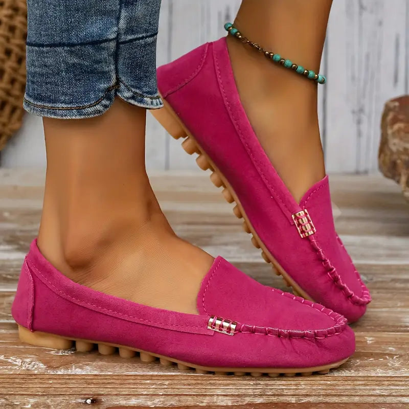 Mitsuko | Slip-On Round Toe Loafers