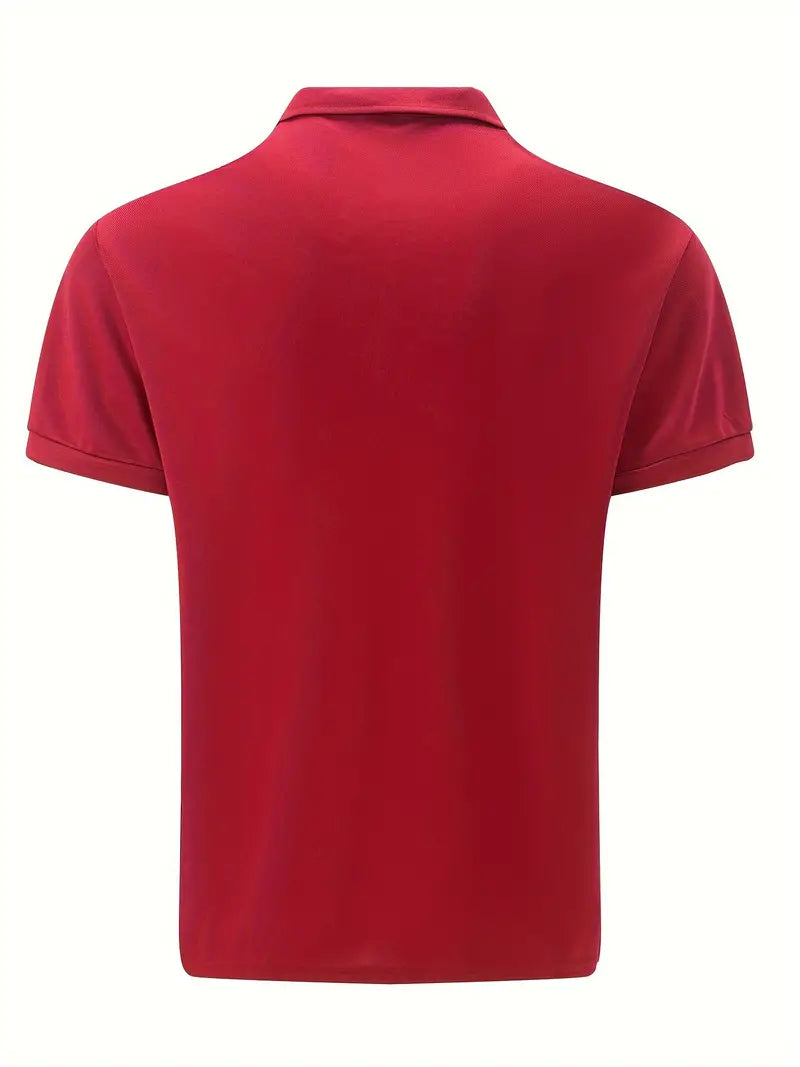 Ilan | Zip Neck Short Sleeve Polo