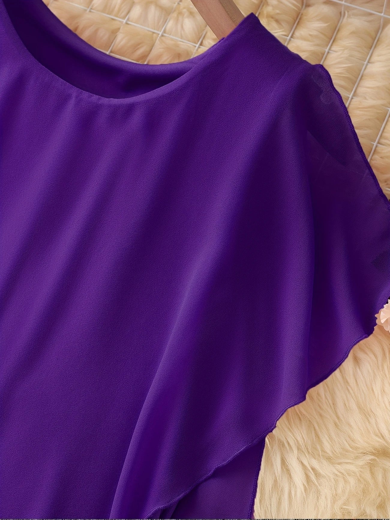 Maren | Sleeveless Asymmetric Layer Midi Dress