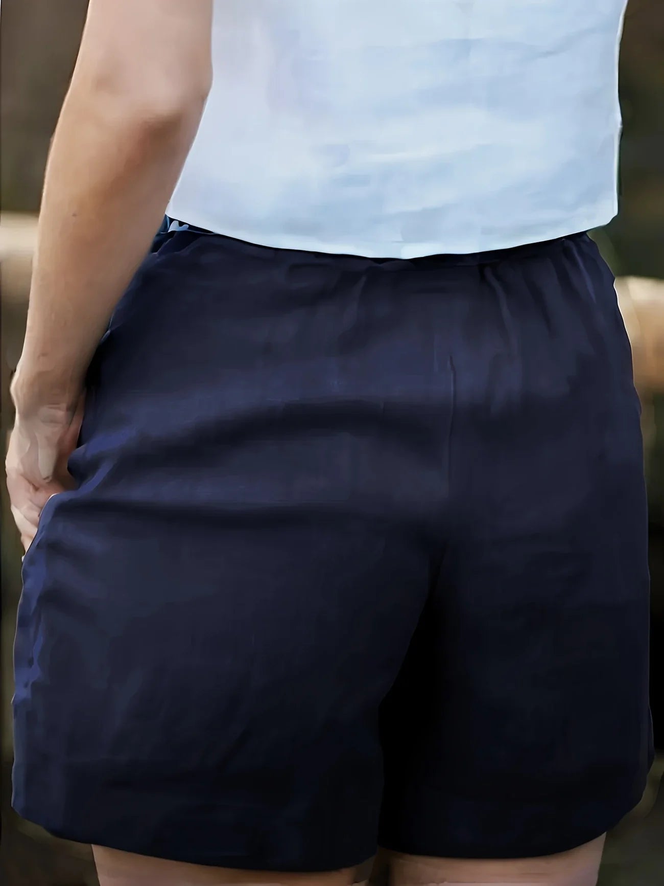 Niamh -| Casual Drawstring Summer Pocket Shorts