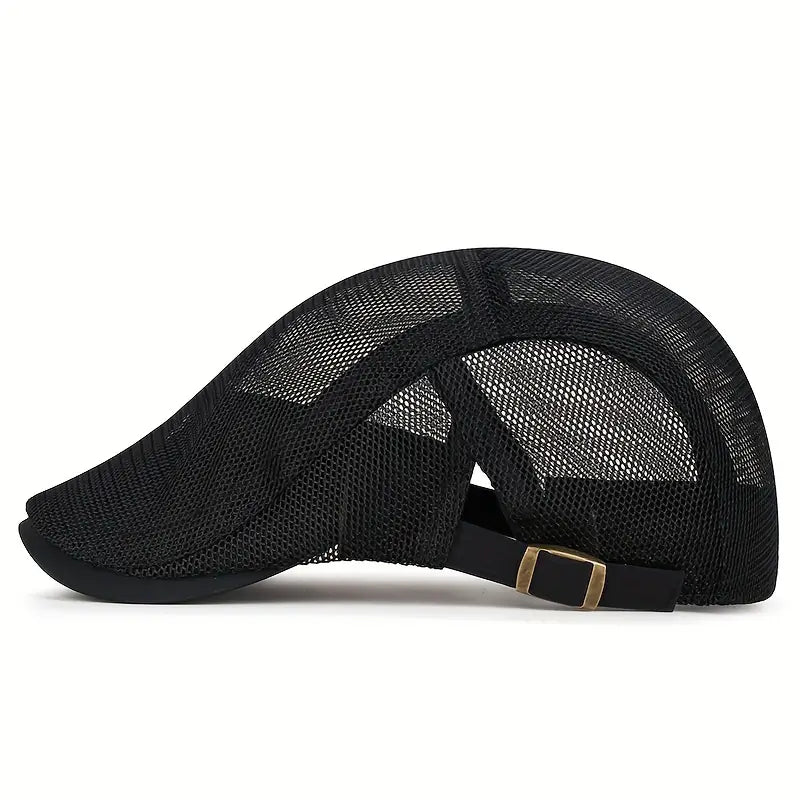 Beckett | Mesh Flat Cap Adjustable Summer Hat
